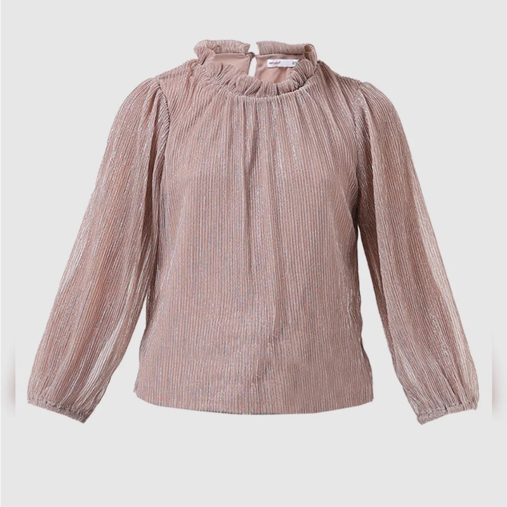 Shimmer long sleeve shirt for going out at night